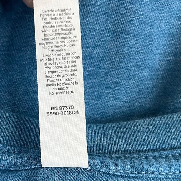 Mens Graphic Tshirt Dad of Girls #Outnumbered Blue Size Large - Picture 7 of 7